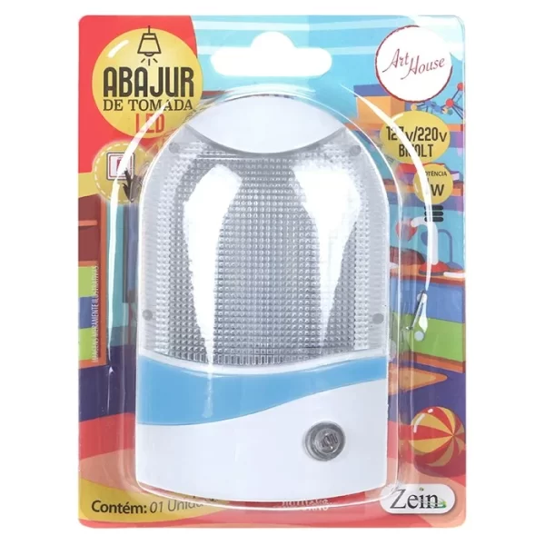 Luz noturna  led c/sensor - abajur de tomada bivolt - Imagem 2