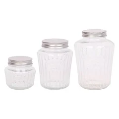 KIT POTE VIDRO 3PCS C/ TAMPA - Imagem 3