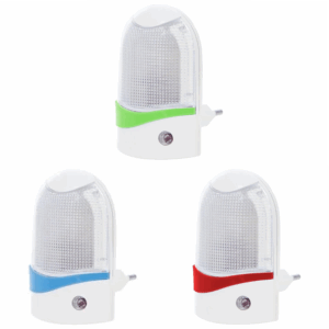 Luz noturna  led c/sensor - abajur de tomada bivolt