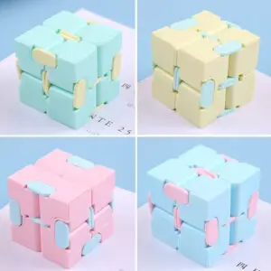 Infinity Cube - Cubo Infinito Colorido Fidget Anti Stress