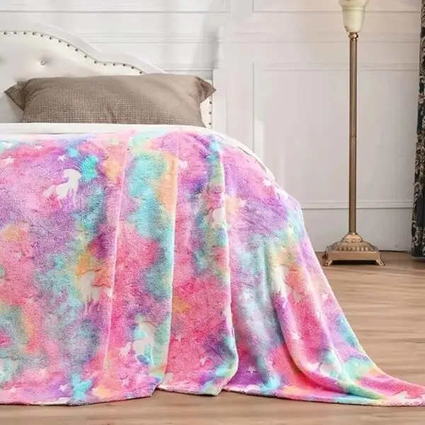 Manta Cobertor Infantil Magico Brilha No Escuro - Imagem 10