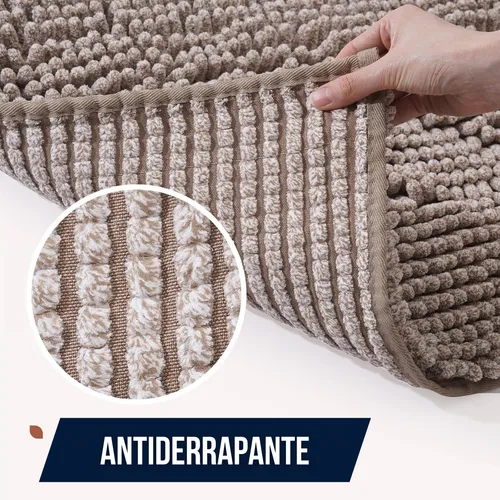 Tapete Aconchego Soft Touch Antiderrapante para Banheiro — Ultra Macio, Alta Absorção e Base Segura - Imagem 5