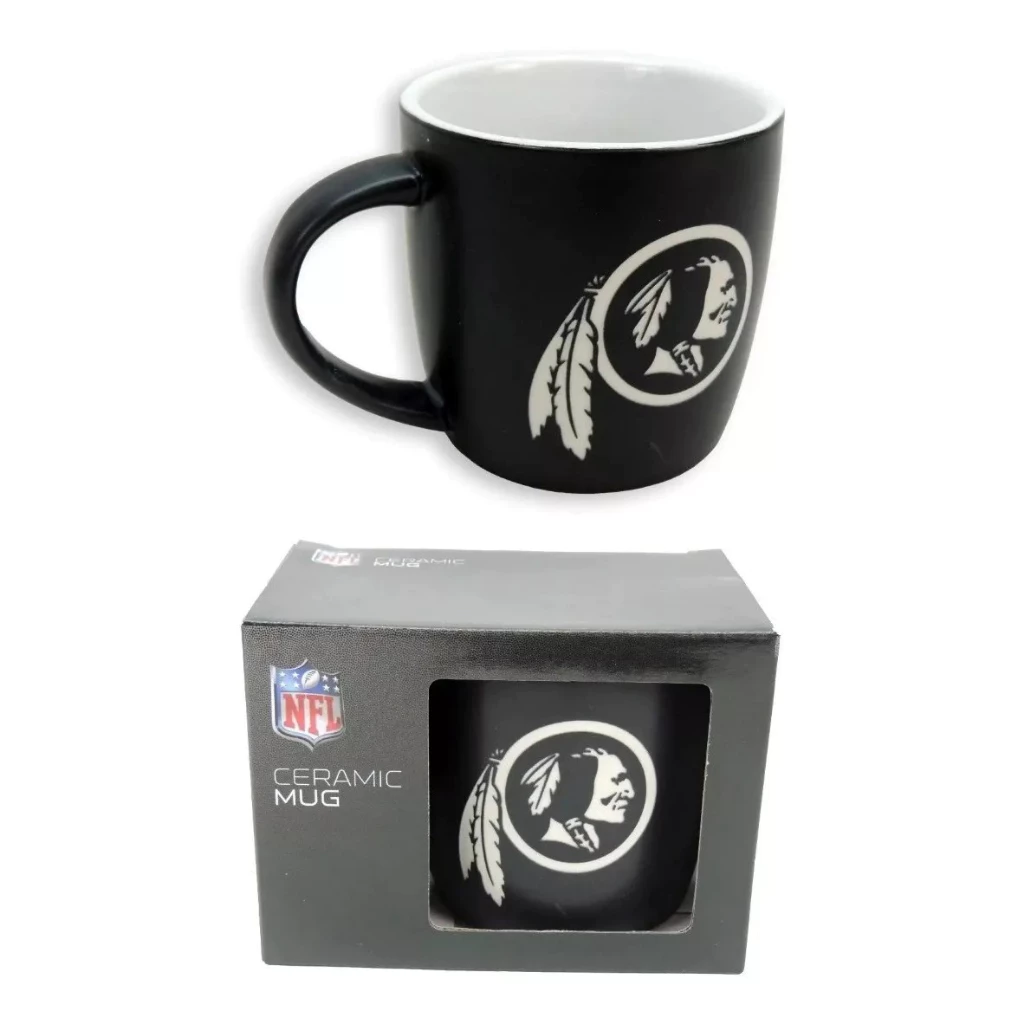 Caneca Oficial NFL de Cerâmica 330ml, Coleção Times Patriots, Raiders, Commanders, Presente Colecionávei para Fãs de Fut - Imagem 5