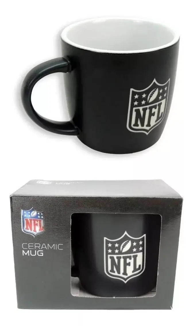 Caneca Oficial NFL de Cerâmica 330ml, Coleção Times Patriots, Raiders, Commanders, Presente Colecionávei para Fãs de Fut - Imagem 8